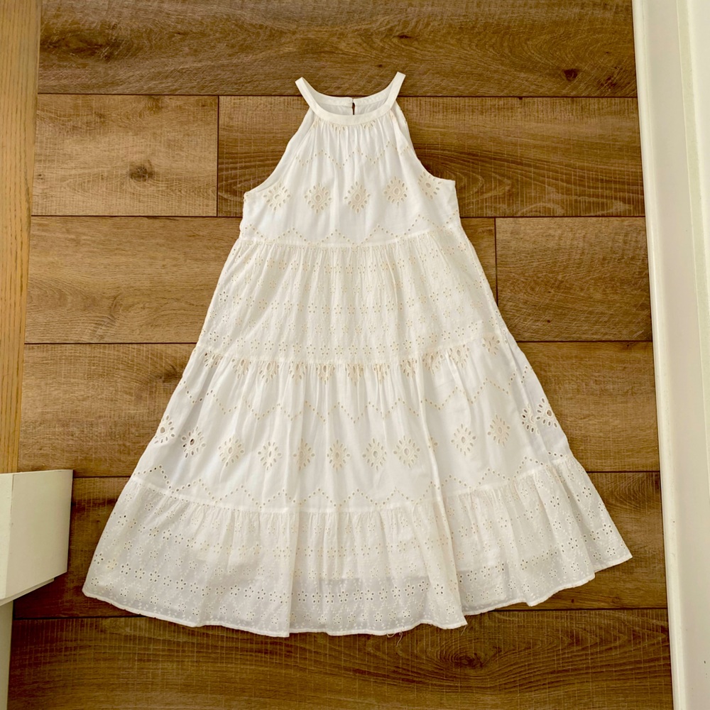 Zara Cream Eyelet Detail Blouse